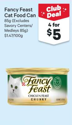 Fancy Feast Cat Food Can