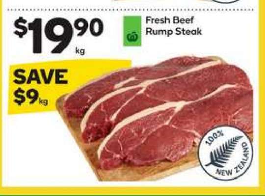 Fresh Beef Rump Steak