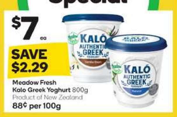 Meadow Fresh Kalo Greek Yoghurt