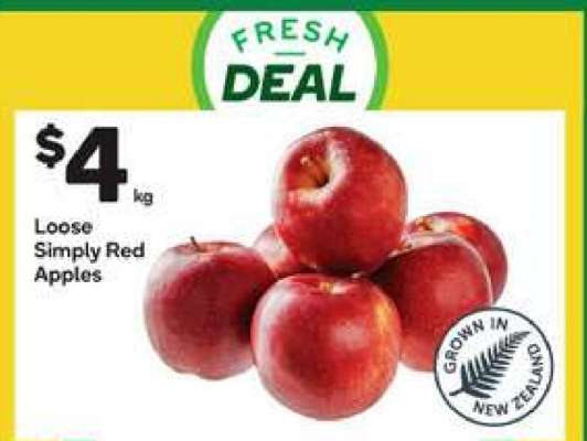 Loose Simply Red Apples