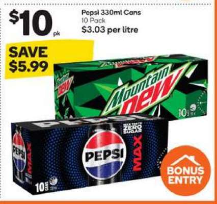Pepsi 330ml Cans