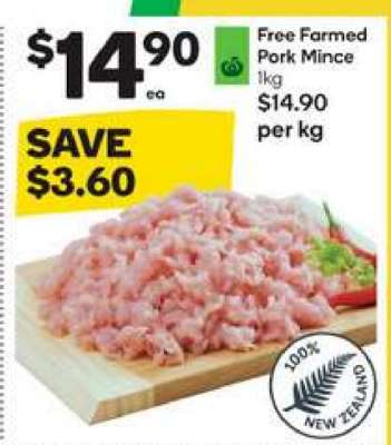 Free Farmed Pork Mince