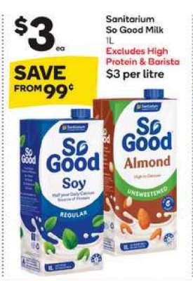 Sanitarium So Good Milk