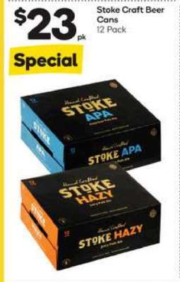 Stoke Craft Beer Cans