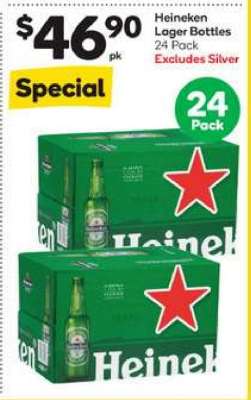 Heineken Lager Bottles