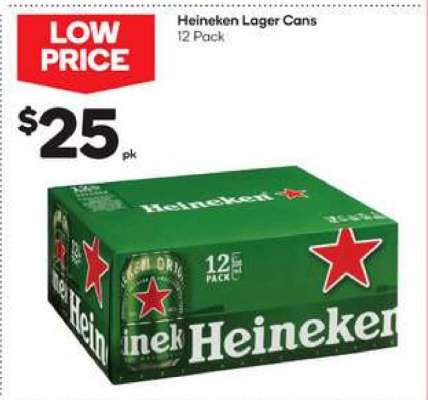 Heineken Lager Cans