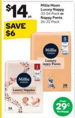Millie Moon Luxury Nappy