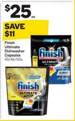 Finish Ultimate Dishwasher Capsules