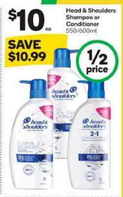 Head & Shoulders Shampoo or Conditioner