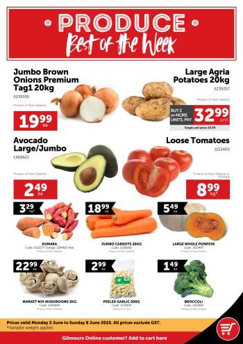 thumbnail - Gilmours catalogue - UNI & LNI Weekly Fresh Produce Deals