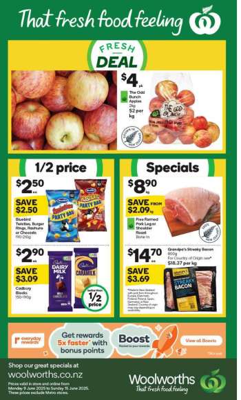Woolworths mailer - 09.06.2025 - 15.06.2025.