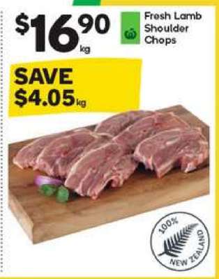 Fresh Lamb Shoulder Chops