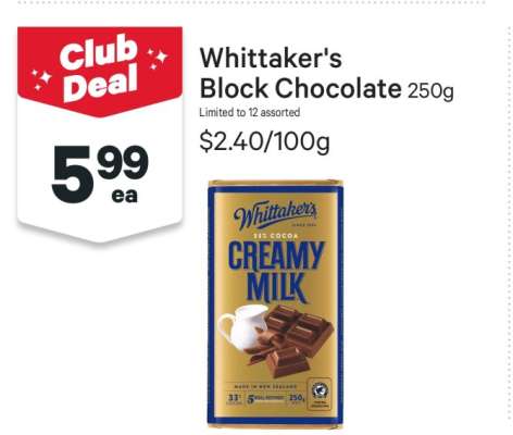 Whittaker's Block Chocolate