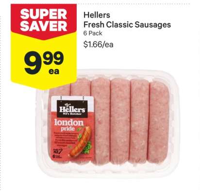 Hellers Fresh Classic Sausages