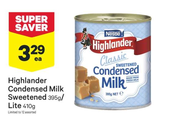 Highlander Condensed Milk Sweetened
