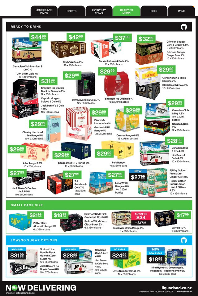 Liquorland catalogue - 23.06.2025 - 06.07.2025. Page 9