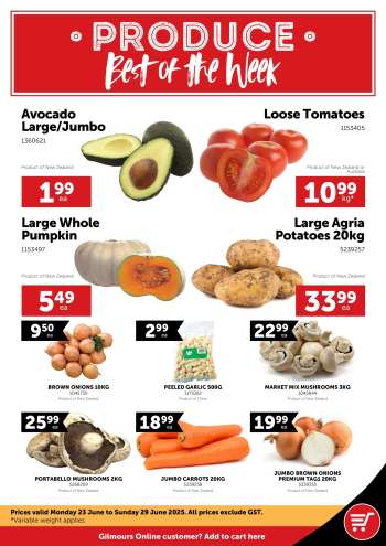 thumbnail - Gilmours catalogue - UNI & LNI Weekly Fresh Produce Deals