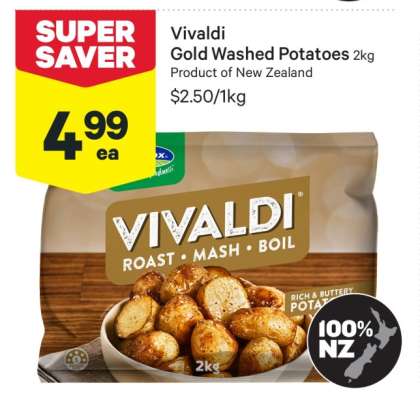 Vivaldi Gold Washed Potatoes