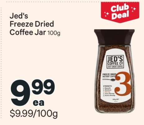 Jed's Freeze Dried Coffee Jar