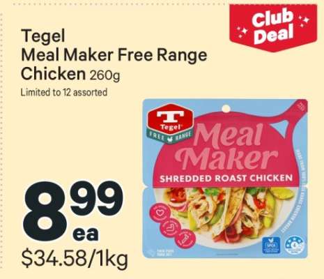 Tegel Meal Maker Free Range Chicken