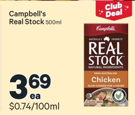 Campbell's Real Stock 500ml