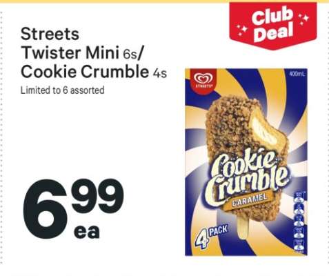 Streets Twister Mini 6s/ Cookie Crumble 4s