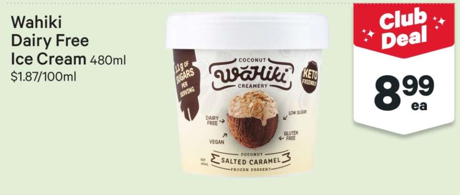 Wahiki Dairy Free Ice Cream