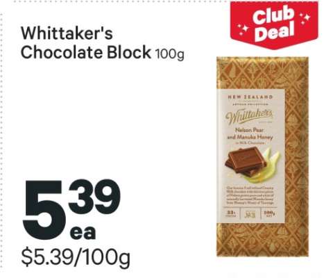 Whittaker’s Chocolate Block