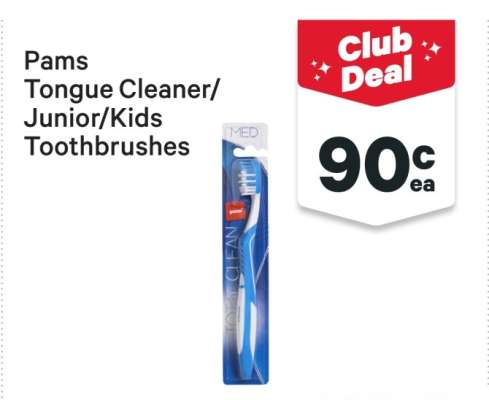 Pams Tongue Cleaner/Junior/Kids Toothbrushes