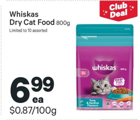 Whiskas Dry Cat Food 800g