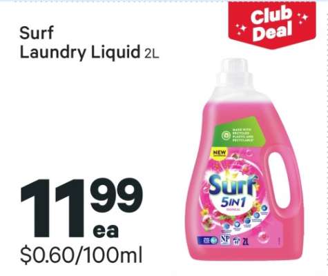 Surf Laundry Liquid 2L