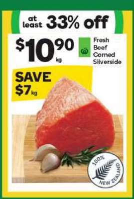 Fresh Beef Corned Silverside