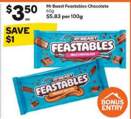 Mr Beast Feastables Chocolate
