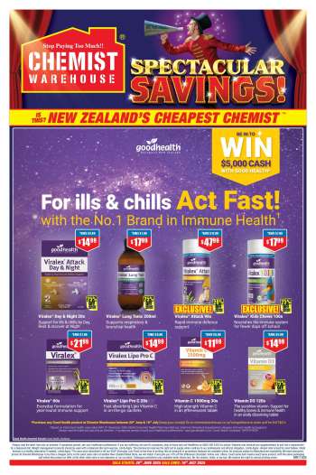 Chemist Warehouse mailer - 26.06.2025 - 16.07.2025.